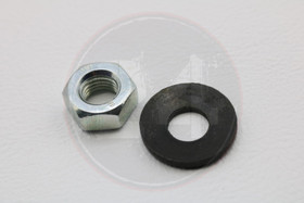 Variaattorin mutteri + lukitusprikka M10 x 1.25mm, Aprilia / Malaguti / MBK / Yamaha