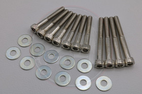 Variaattorikopan kiinnityspultti sarja kromi, Peugeot pysty