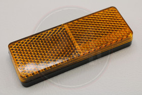 Heijastin oranssi 85 x 31mm tarra kiinnitys (iskunvaimentimeen)