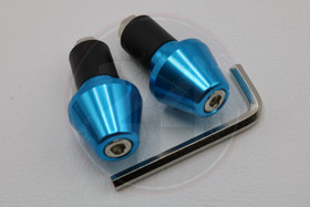 Ohjaustangon päätypainot, sininen