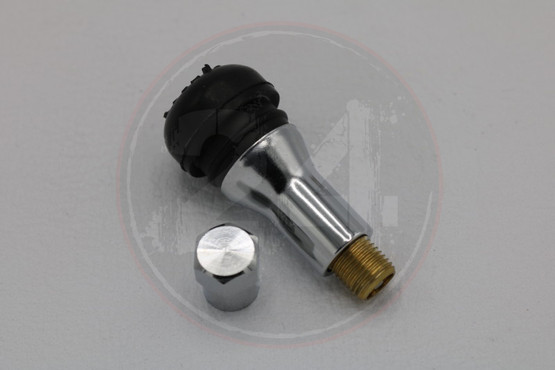 Tubeless venttiili suora, kromi
