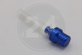 Huohotinletku alumiini venttiilillä, sininen