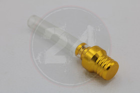 Huohotinletku alumiini venttiilillä, kulta