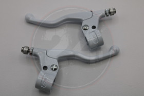 Kytkin / etujarrukahvasarja, valkoinen