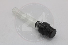 Huohotinletku alumiini venttiilillä, musta