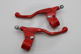 Kytkin / etujarrukahvasarja, punainen