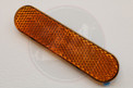 Heijastin oranssi 96 x 24mm, tarra kiinnitys
