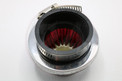 Ilmansuodatin Power filter 42/45-54mm, kromi / punainen