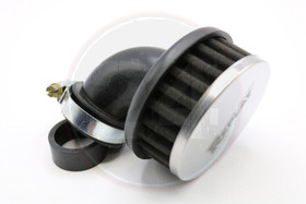 Ilmansuodatin vaahtomuovi 28/35mm 90° kulmalla, musta