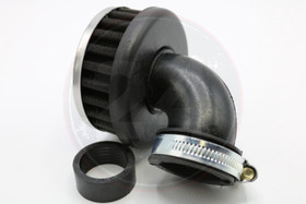 Ilmansuodatin vaahtomuovi 28/35mm 90° kulmalla, musta