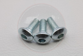 Jarrulevyn pultti 3kpl, M6 x 16mm