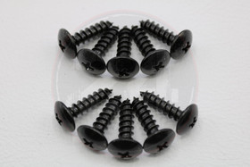 Kateruuvi musta 10kpl, M5 x 20mm