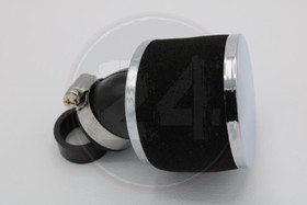 Ilmansuodatin vaahtomuovi 28/35mm 45° kulmalla, musta