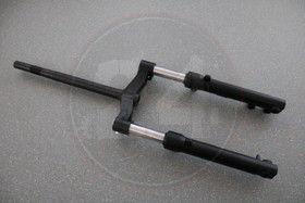 Etuhaarukan T-kappale 27mm + iskunvaimentimet, Peugeot Kisbee