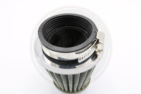 Ilmansuodatin Power filter 48mm, kromi