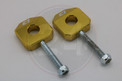 Ketjunkiristin pari 12mm alumiini kulta, Aprilia / Derbi / Gilera
