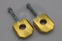Ketjunkiristin pari 12mm alumiini kulta, Aprilia / Derbi / Gilera