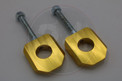 Ketjunkiristin pari 15mm alumiini kulta, Aprilia / Derbi / Gilera