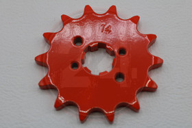 Eturatas 14 oranssi, Aprilia / Derbi / Gilera