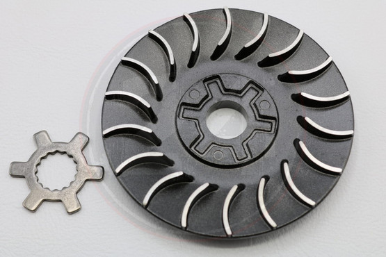 Variaattorin siipipyörä + tähtiprikka Racing Black Edition, CPI / Generic / Keeway