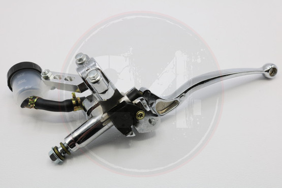 Etujarrusylinteri, kromi / musta