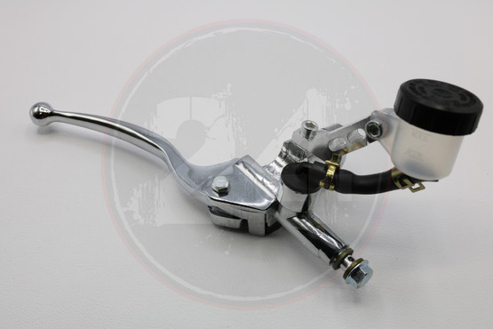 Etujarrusylinteri, kromi / musta