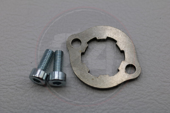 Eturattaan lukituslevy 24mm + ruuvit, Aprilia / Derbi / Gilera