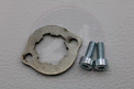 Eturattaan lukituslevy 24mm + ruuvit, Aprilia / Derbi / Gilera