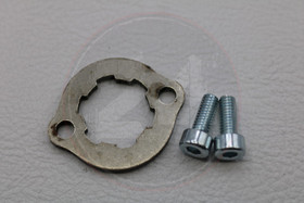 Eturattaan lukituslevy 24mm + ruuvit, Aprilia / Derbi / Gilera