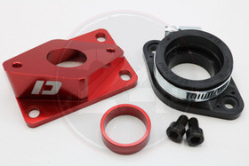 Imukaula + kaasuttimen adapteri punainen, Minarelli Am6, Derbi Euro 2 / 3 / 4