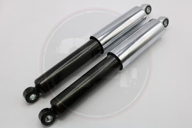 Iskunvaimenninpari 340mm, musta / kromi