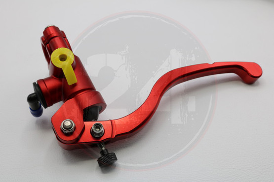 Etujarrusylinteri Radial CNC alumiini, punainen