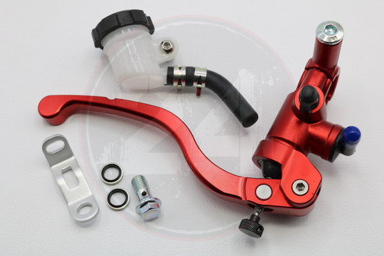 Etujarrusylinteri Radial CNC alumiini, punainen