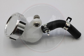 Jarrunestesäiliö hopea alumiini korkki