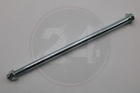 Eturenkaan akseli + mutteri, MBK Booster / Yamaha Bw's