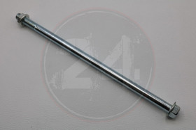 Eturenkaan akseli + mutteri, MBK Booster / Yamaha Bw's