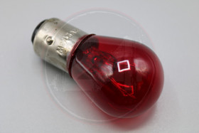 Polttimo 12V 21/5W BA15D, punainen