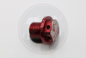 Öljyn täyttökorkki alumiini punainen, Minarelli MBK / Yamaha