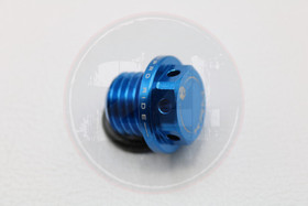 Öljyn täyttökorkki alumiini sininen, Minarelli Am6