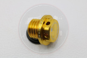 Öljyn täyttökorkki alumiini kulta, Minarelli Am6