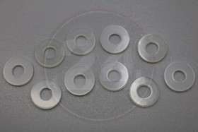 Kateruuvin muovialuslevy 10kpl, 4 x 10 x 1mm