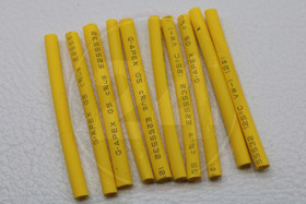 Kutistesukka Ø 2mm, 10kpl keltainen