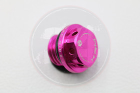 Öljyn täyttökorkki alumiini pinkki, Minarelli Am6