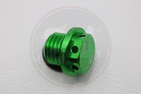 Öljyn täyttökorkki alumiini vihreä, Minarelli Am6