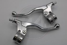 Kytkin / etujarrukahvasarja, hopea