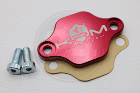Öljypumpun peitelevy punainen, Minarelli Am6, Derbi Euro 2 / 3 / 4