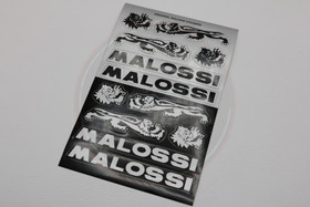 Tarrasarja musta / hopea 11 x 17cm, Malossi