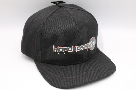 Lippalakki Curved Moponosat24, musta
