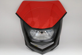 Valomaski, musta / punainen