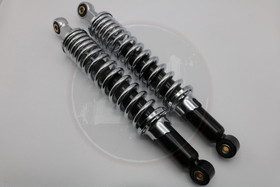 Iskunvaimenninpari 335mm, musta / kromi